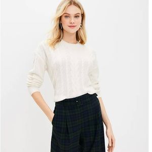 Loft Cable Sweater Sz. M